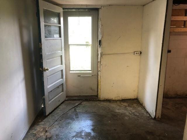 920 Amos Ave, Des Moines, IA 50315 - entryway with concrete flooring