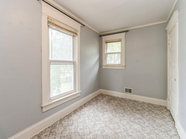 700 W Boston Ave, Indianola, IA 50125 - unfurnished room with carpet flooring and ornamental molding