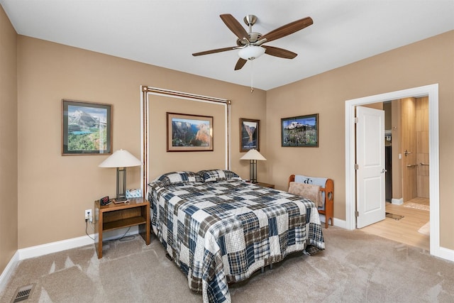 1592 SE Blackthorne Dr, Waukee, IA 50263 - carpeted bedroom featuring baseboards and ceiling fan