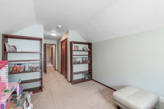 3124 Greenwood Rd, Ames, IA 50014 - bedroom with vaulted ceiling, carpet, and a closet