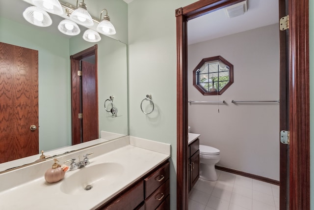 3124 Greenwood Rd, Ames, IA 50014 - bathroom with vanity and tile patterned flooring