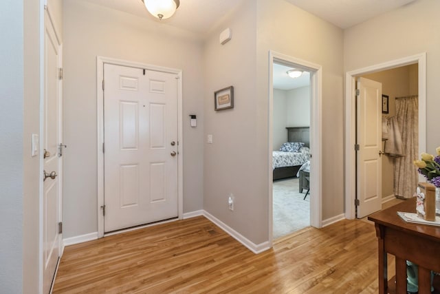 1921 Bristol St, Norwalk, IA 50211 - entryway with light wood-type flooring and baseboards