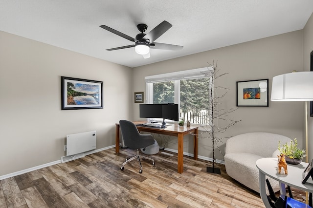 4130 Beaver Ave, Des Moines, IA 50310 - office space featuring wood finished floors and ceiling fan