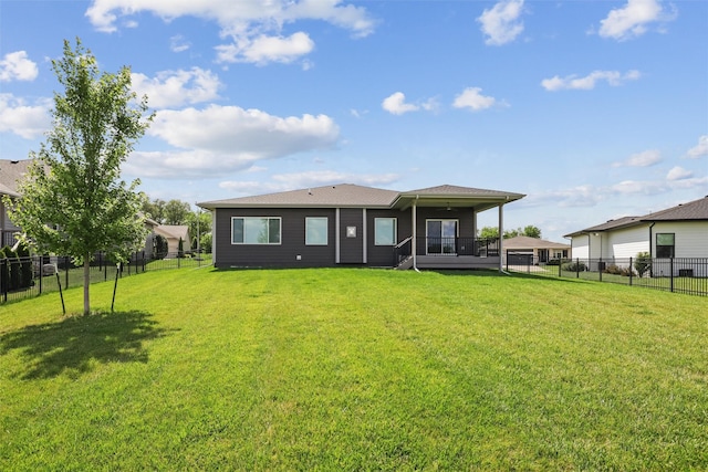 1824 Bentley Ct, Norwalk, IA 50211 - back of property featuring a fenced backyard