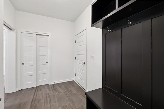 1824 Bentley Ct, Norwalk, IA 50211 - mudroom featuring wood finished floors and baseboards