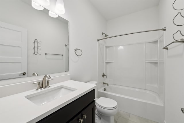 1824 Bentley Ct, Norwalk, IA 50211 - bathroom with tub / shower combination, vanity, and tile patterned flooring