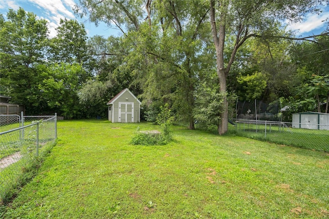 2124 E 23rd St, Des Moines, IA 50317 - fenced backyard with a storage shed