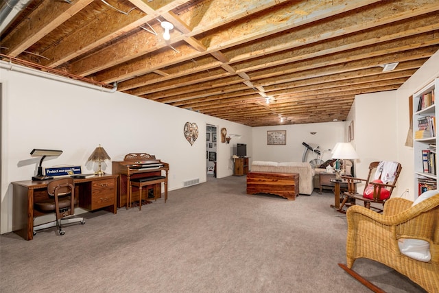 1412 Court St, Adel, IA 50003 - finished basement with carpet floors