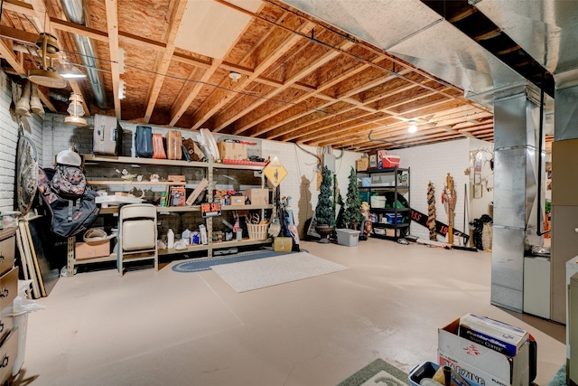 1412 Court St, Adel, IA 50003 - unfinished below grade area featuring heating unit