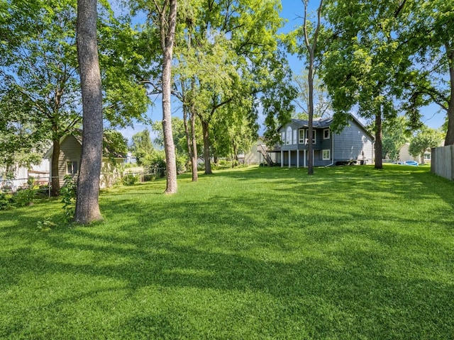 1907 Thornton Ct, Des Moines, IA 50320 - view of yard