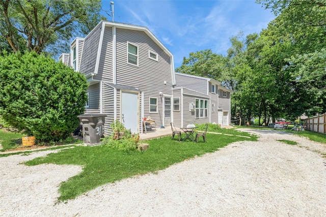 4131 55th St, Des Moines, IA 50310 - back of house with driveway