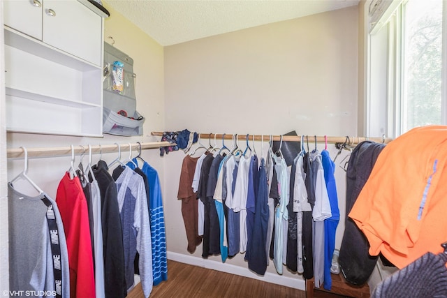 4131 55th St, Des Moines, IA 50310 - spacious closet with wood finished floors