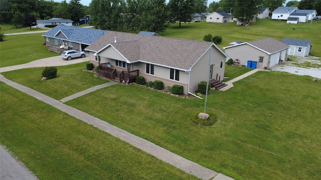 308 S 3rd St, Milo, IA 50166 - aerial view of residential area