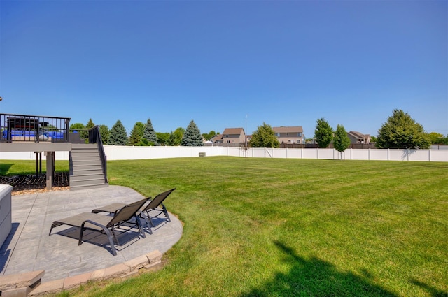 4104 SW 2nd St, Ankeny, IA 50023 - view of yard featuring stairs and a patio