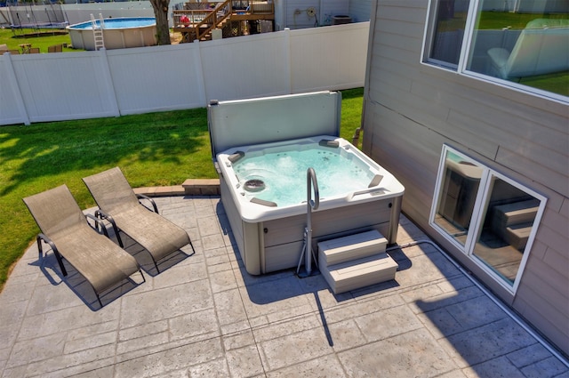 4104 SW 2nd St, Ankeny, IA 50023 - view of patio with a hot tub