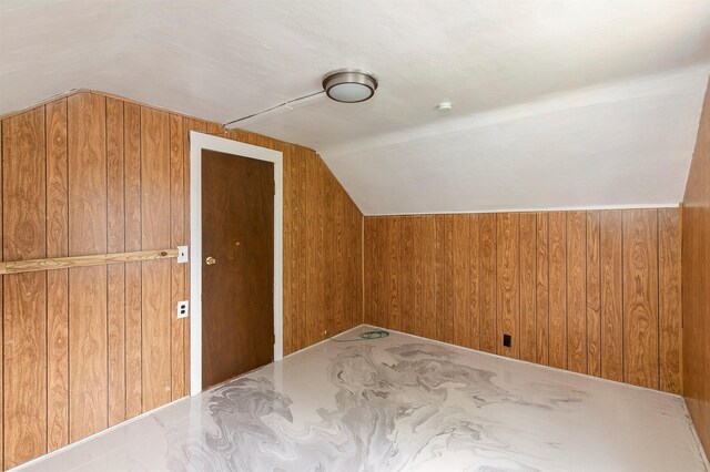 1442 Lucas Ave, Chariton, IA 50049 - bonus room featuring vaulted ceiling and wooden walls