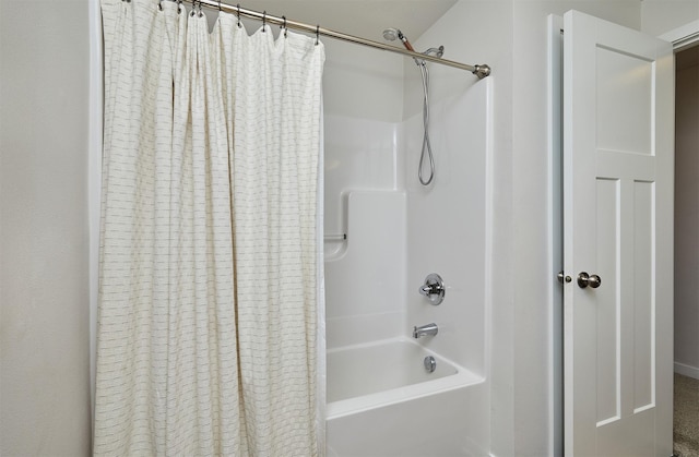 16621 Goodman Dr, Urbandale, IA 50323 - full bathroom with shower / bath combo with shower curtain