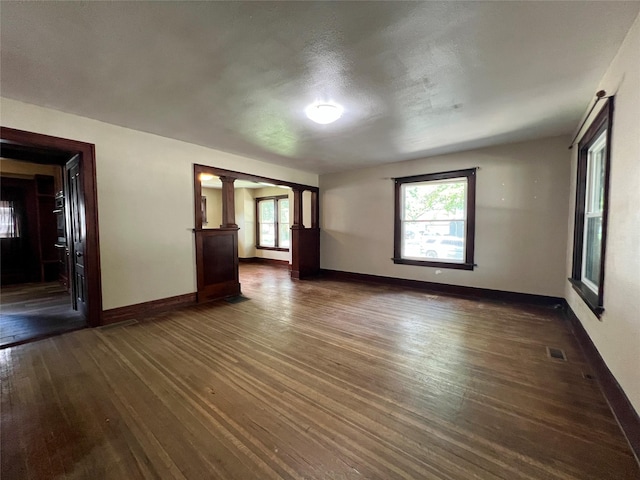 400 W Salem Ave, Indianola, IA 50125 - unfurnished room with dark wood finished floors and baseboards