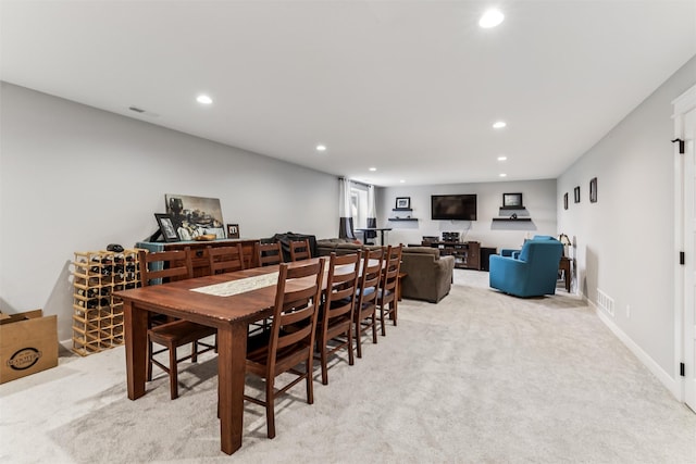 1819 8th Ave SE, Altoona, IA 50009 - dining area with recessed lighting and light colored carpet