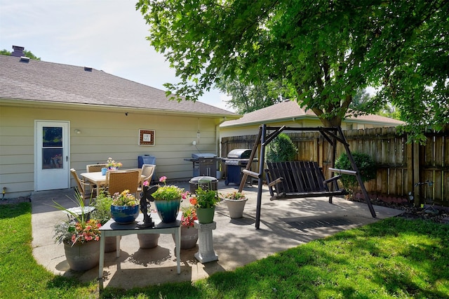 1506 S 14th St, Adel, IA 50003 - view of patio with area for grilling