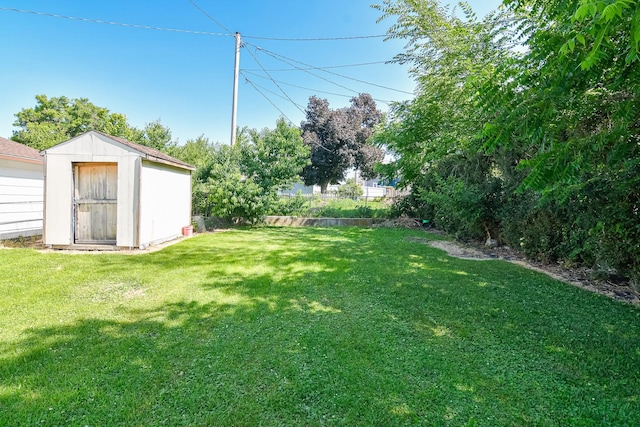 603 W Church St, Marshalltown, IA 50158 - view of yard with a shed