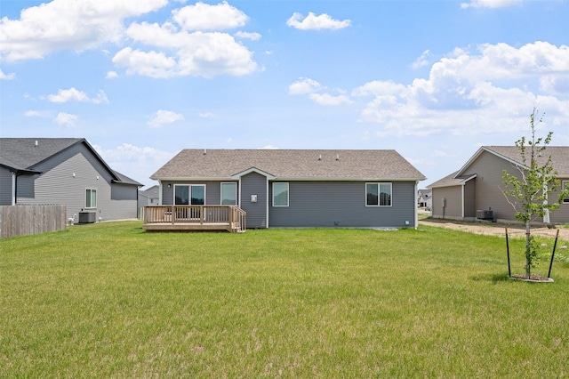 2708 NW Boulder Point Pl, Ankeny, IA 50023 - back of house with a wooden deck