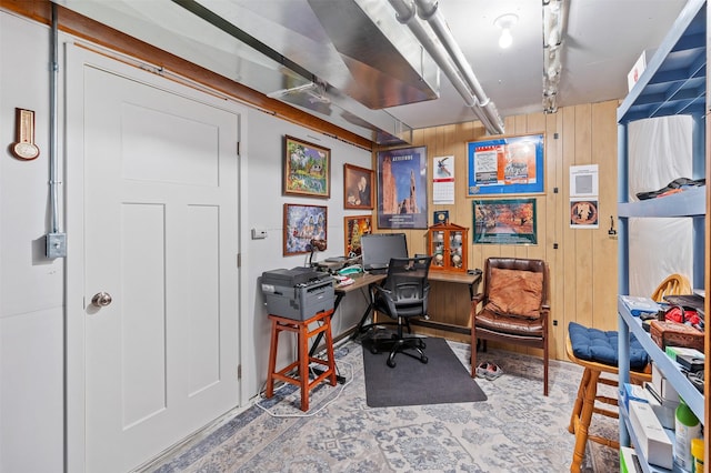 2708 NW Boulder Point Pl, Ankeny, IA 50023 - home office with wood walls