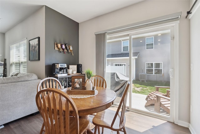3213 NW Linwood Ln, Ankeny, IA 50023 - dining area with wood finished floors