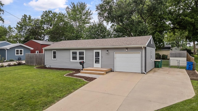 503 S Freeman St, Indianola, IA 50125 - single story home featuring an attached garage, concrete driveway, and roof with shingles