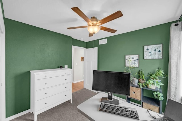 4412 NW 12th St, Ankeny, IA 50023 - office space with ceiling fan and carpet