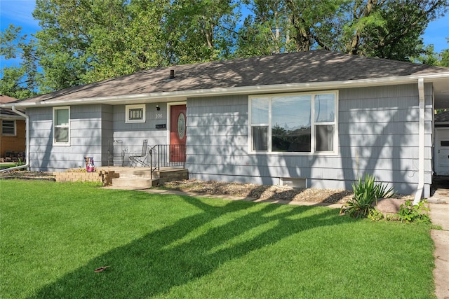 106 NW Scott St, Ankeny, IA 50023 - single story home with a front lawn and a shingled roof
