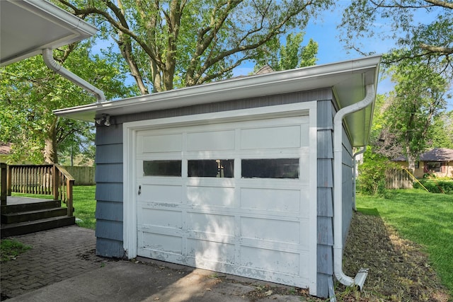 106 NW Scott St, Ankeny, IA 50023 - detached garage featuring driveway