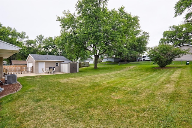 1802 W 5th Ave, Indianola, IA 50125 - view of yard with a storage unit and a patio area