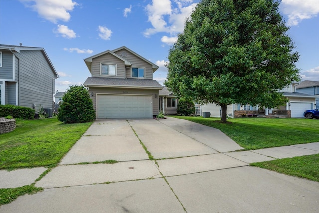 5428 NW 90th St, Johnston, IA 50131 - traditional home with a garage, driveway, and a front lawn