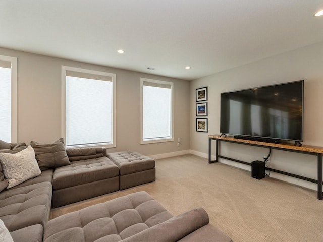 2013 Autumn Blaze Dr, Norwalk, IA 50211 - living room with light carpet, plenty of natural light, and recessed lighting