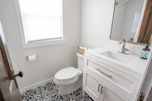 5625 Kingman Ave, Des Moines, IA 50311 - bathroom with vanity and tile patterned flooring