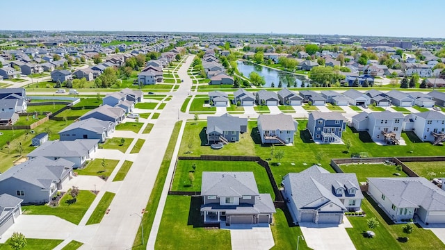 465 NW Gracewood Dr, Waukee, IA 50263 - aerial view of residential area with a large body of water