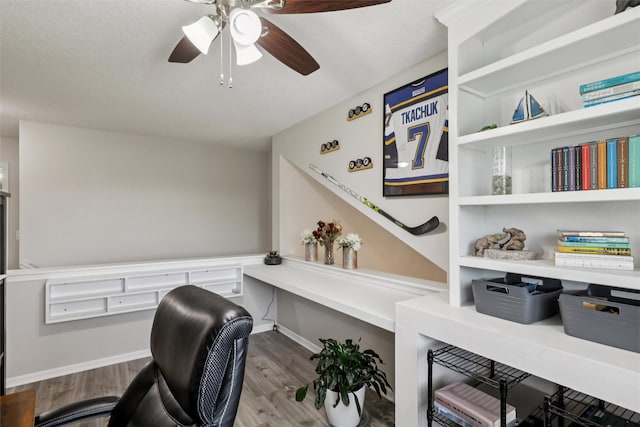 601 Orchard Hills Dr Unit 7006, Norwalk, IA 50211 - office space with wood finished floors and ceiling fan