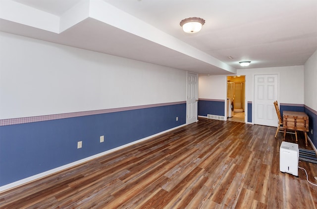 3806 Columbine Ave, Ames, IA 50010 - finished below grade area with washer / dryer and wood finished floors