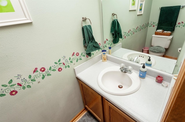 3806 Columbine Ave, Ames, IA 50010 - half bath featuring vanity and toilet