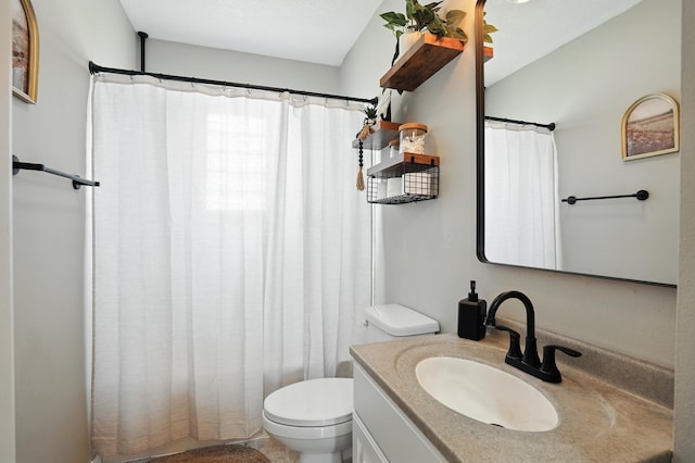 510 Maple Ave, Woodward, IA 50276 - full bathroom with vanity and a shower with curtain