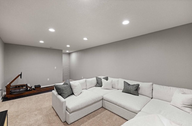 145 SE Kellerman Ln, Waukee, IA 50263 - living area featuring recessed lighting and carpet