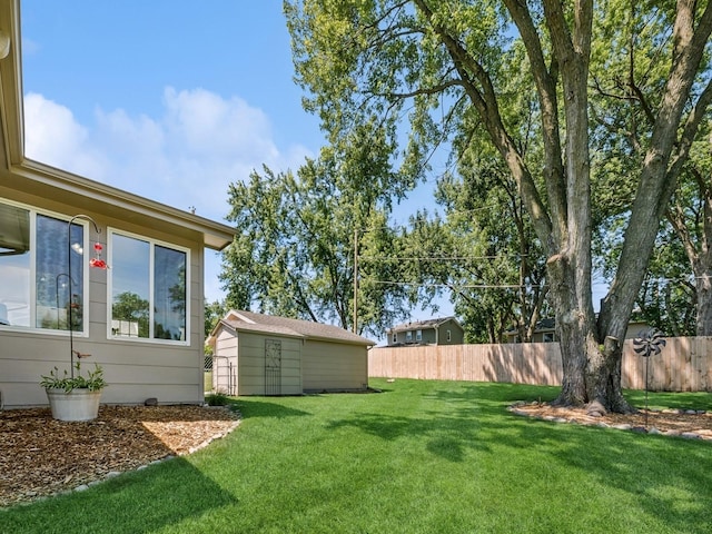 4408 66th St, Urbandale, IA 50322 - view of yard with a storage shed