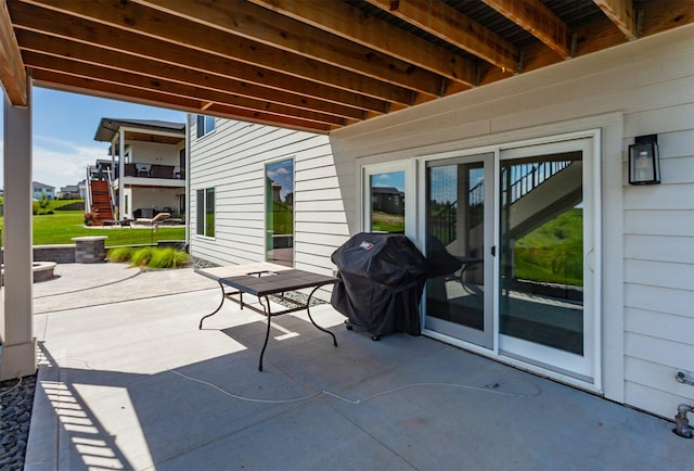 16320 Northpark Dr, Urbandale, IA 50323 - view of patio with area for grilling