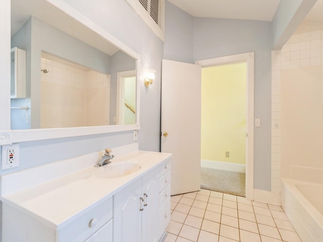 780 Iowa Ave, Martensdale, IA 50160 - full bathroom featuring vanity and tile patterned flooring