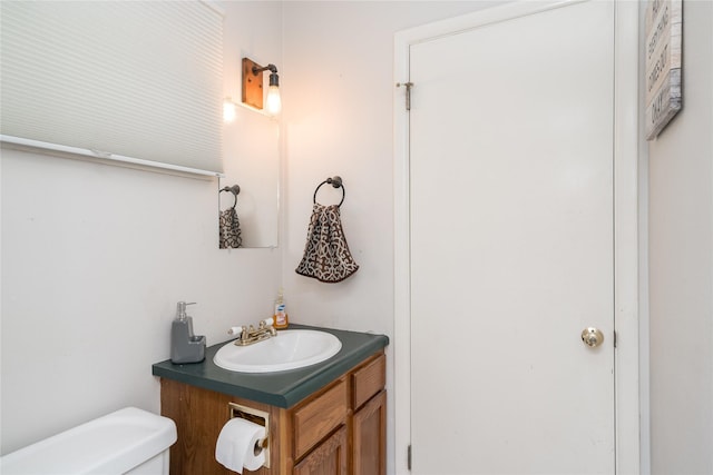 729 SE 3rd St, Ankeny, IA 50021 - half bathroom with vanity and toilet