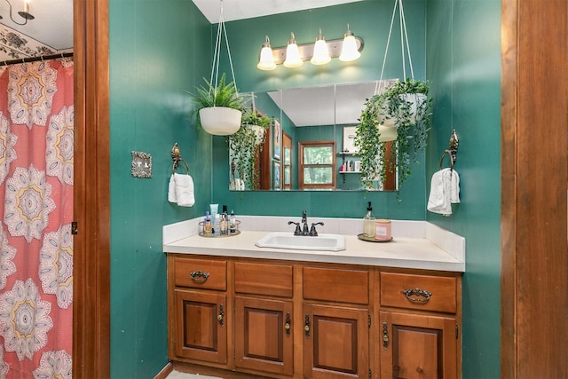 10438 Donna Bella Cir, Clive, IA 50325 - full bath with vanity and a shower with shower curtain