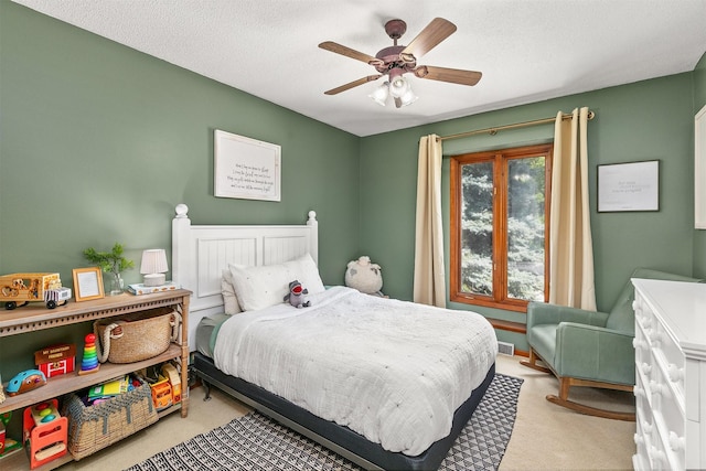 10438 Donna Bella Cir, Clive, IA 50325 - carpeted bedroom with ceiling fan