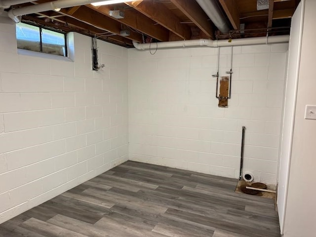 3909 75th St, Urbandale, IA 50322 - basement featuring dark wood-type flooring