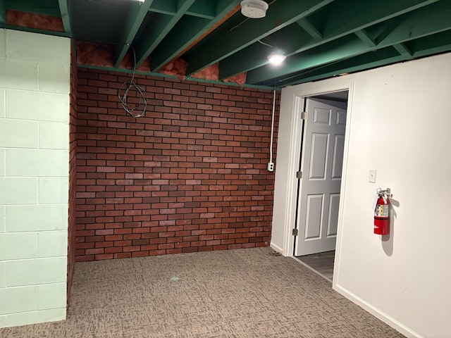 3909 75th St, Urbandale, IA 50322 - finished basement with carpet flooring